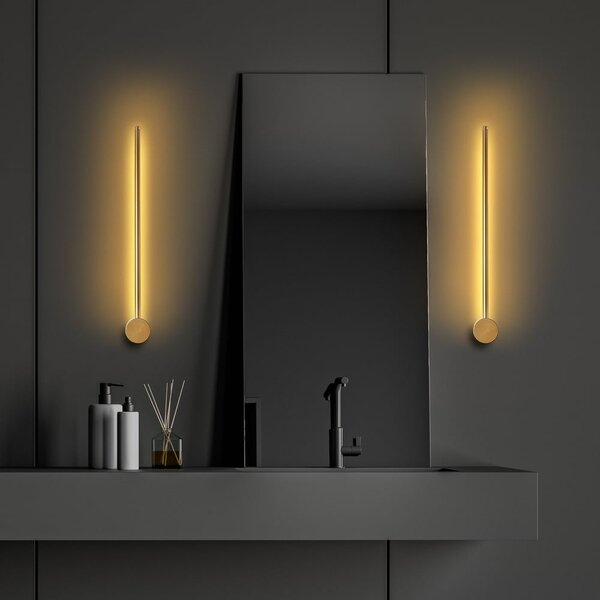 LED zidna lampa u zlatnoj boji Sword – Opviq lights