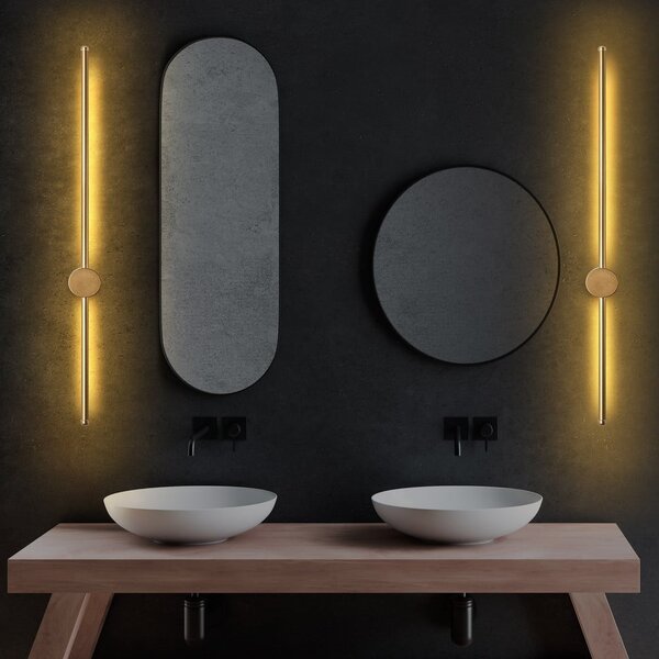 LED zidna lampa u zlatnoj boji Sword – Opviq lights