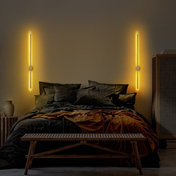 LED zidna lampa u zlatnoj boji Sword – Opviq lights