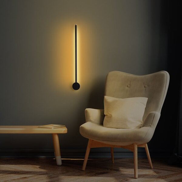 Crna LED zidna lampa Sword – Opviq lights
