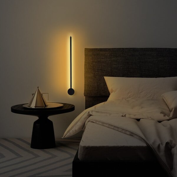 Crna LED zidna lampa Sword – Opviq lights
