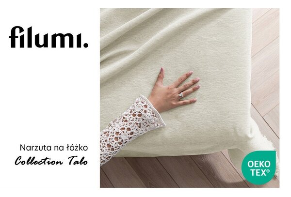 Krem prekrivač od šenila 220x240 cm Talo – Filumi
