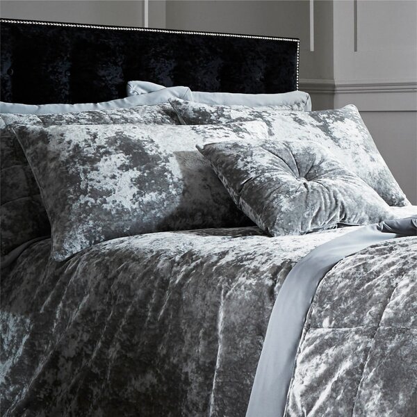 Ukrasni jastuk 45x45 cm Crushed Velvet Diamante – Catherine Lansfield