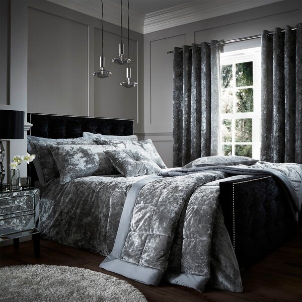Ukrasni jastuk 45x45 cm Crushed Velvet Diamante – Catherine Lansfield
