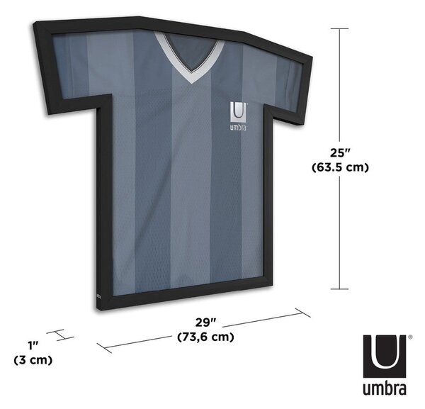 Crni plastičan viseći okvir 62x72 cm T-Frame – Umbra