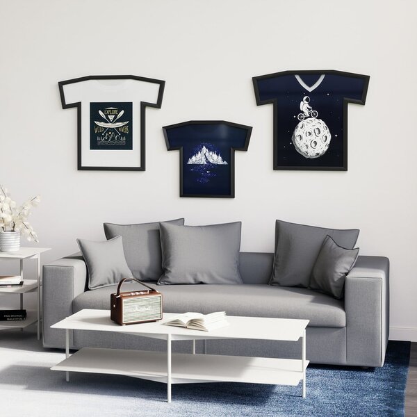 Crni plastičan viseći okvir 62x72 cm T-Frame – Umbra