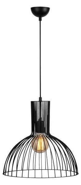 Crna viseća svjetiljka s metalnim sjenilom ø 38 cm Fellini – Opviq lights