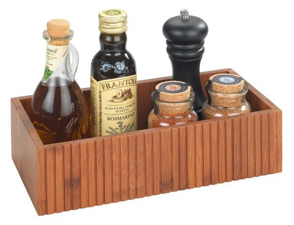 Bambusova kutija za pohranu u prirodnoj boji 30x15x8 cm Mera – Wenko
