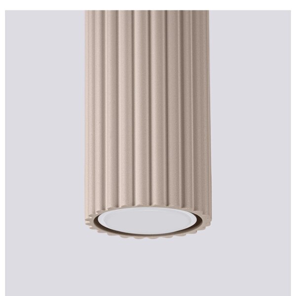Smeđe-sivi metalni reflektor ø 6,5 cm Gleam – Sollux