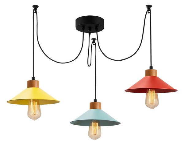 Viseća svjetiljka s metalnim sjenilom ø 114 cm Manavgat – Opviq lights