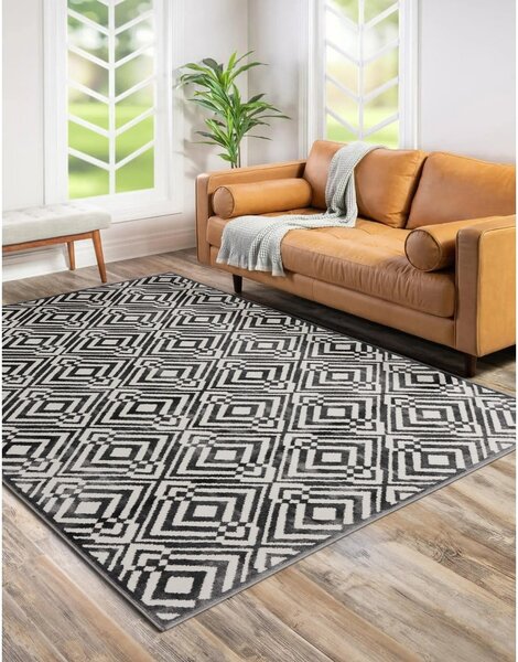 Tamno sivi tepih 133x190 cm Soft – FD