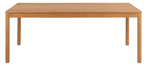Proširiv blagovaonski stol u dekoru hrasta u prirodnoj boji 100x200 cm Atlantic – Actona