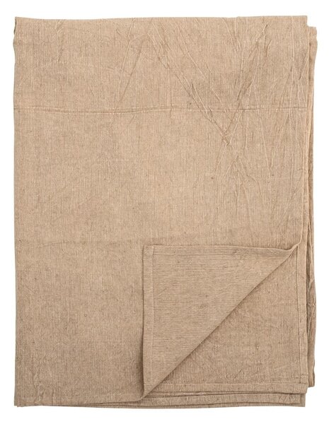 Smeđi prekrivač od mješavine lana 150x200 cm Terni – Bloomingville