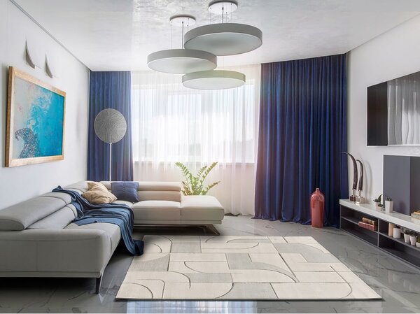 Krem tepih 120x170 cm Lena – Universal