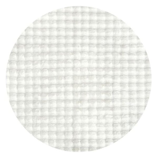 Bijeli periv okrugao tepih ø 120 cm Bubble White – Mila Home