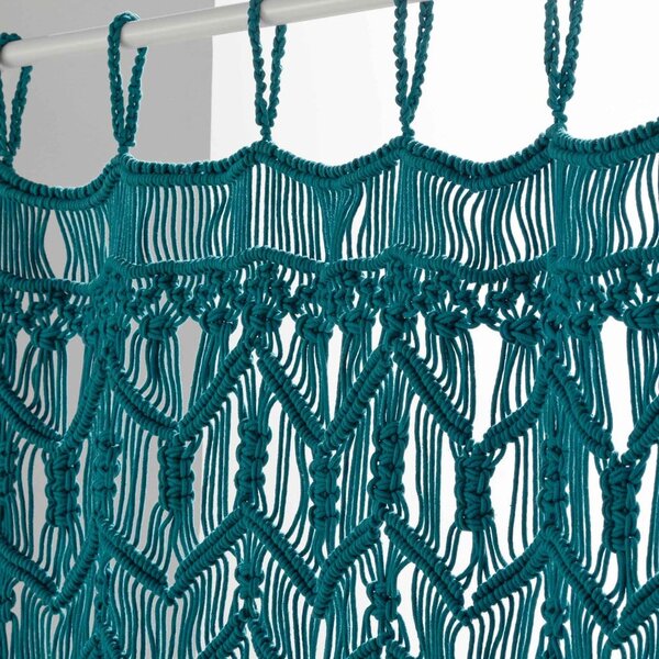 Plava zavjesa za vrata 90x200 cm Macarena – douceur d'intérieur