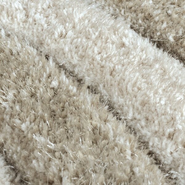 Bež ručno rađen tepih od recikliranih vlakna 160x230 cm Velvet – Flair Rugs