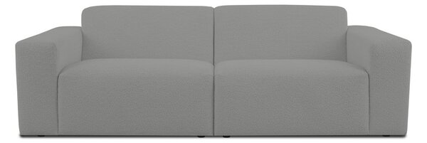Siva sofa od bouclé tkanine 228 cm Roxy – Scandic