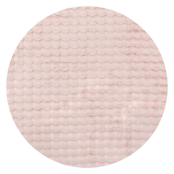 Ružičasti periv okrugao tepih ø 200 cm Bubble Pink – Mila Home