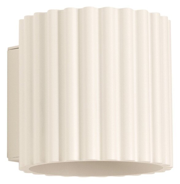 Krem zidna lampa ø 10 cm Zora – Sollux