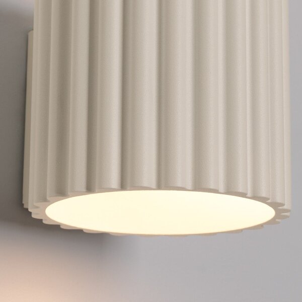 Krem zidna lampa ø 10 cm Zora – Sollux