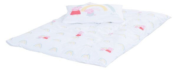 Pamučna dječja posteljina za dječji krevetić 100x135 cm Peppa Pig – Roba