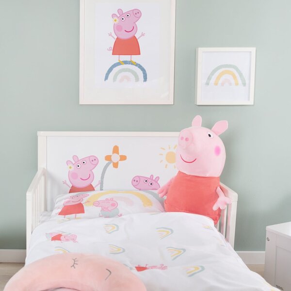 Bijeli dječji krevet 70x140 cm Peppa Pig – Roba