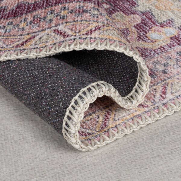 Svijetlo crveni perivi tepih od mješavine recikliranih vlakana 160x230 cm Windsor – Flair Rugs