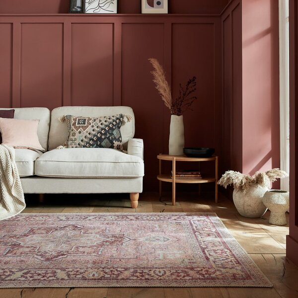 Svijetlo crveni perivi tepih od mješavine recikliranih vlakana 160x230 cm Windsor – Flair Rugs