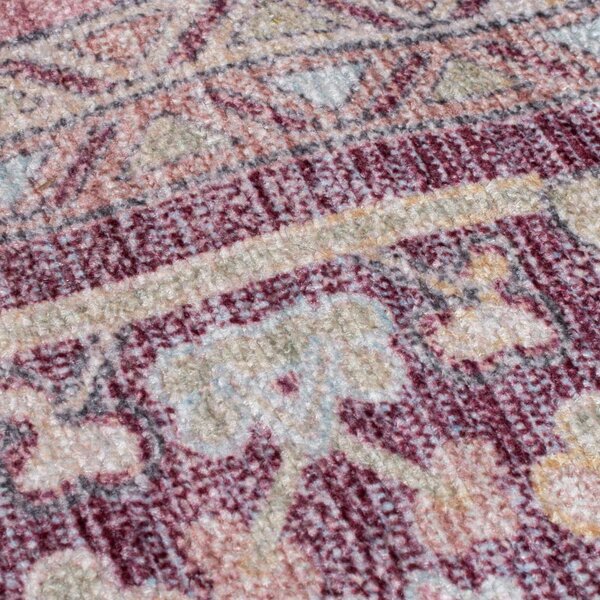 Svijetlo crveni perivi tepih od mješavine recikliranih vlakana 160x230 cm Windsor – Flair Rugs