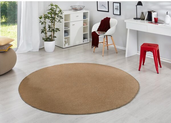 Smeđi okrugli tepih ø 133 cm Fancy – Hanse Home