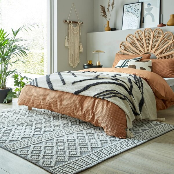 Sivi perivi tepih od šenila 80x160 cm Jhansi – Flair Rugs
