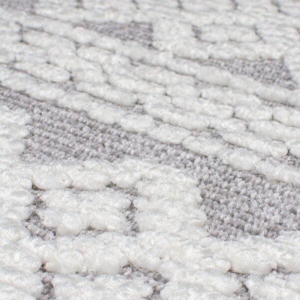 Sivi perivi tepih od šenila 80x160 cm Jhansi – Flair Rugs