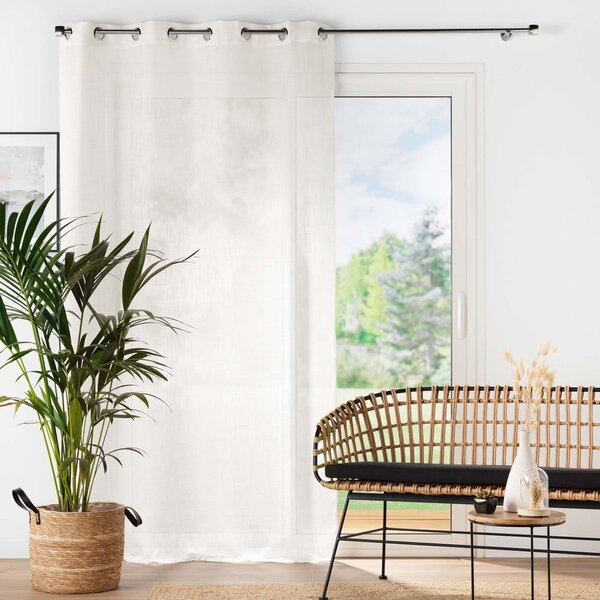Krem prozirna zavjesa 140x280 cm Haltona – douceur d'intérieur
