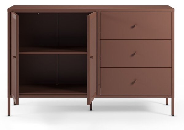 Bordo metalna komoda 140x90x40 cm Fayna – Marckeric