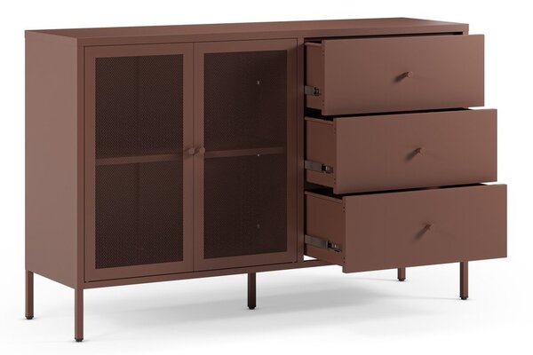 Bordo metalna komoda 140x90x40 cm Fayna – Marckeric