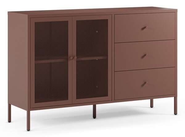 Bordo metalna komoda 140x90x40 cm Fayna – Marckeric