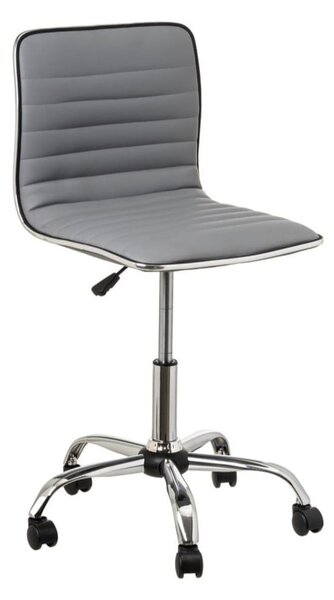 Siva uredska stolica od umjetne kože – Casa Selección