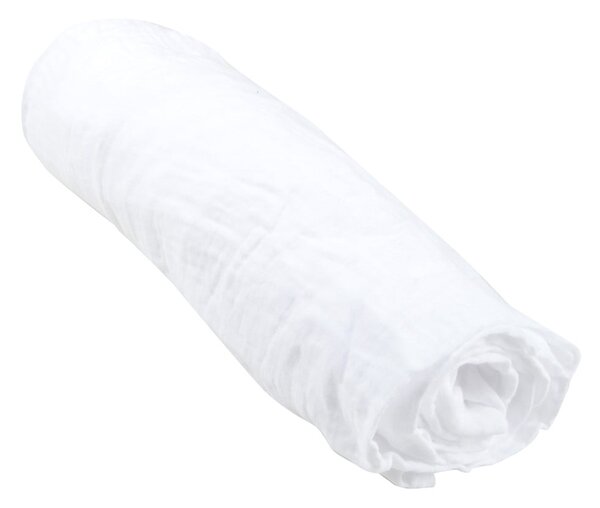 Dječja plahta s gumom za dječji krevetić od muslina 60x120 cm – Bébé Douceur