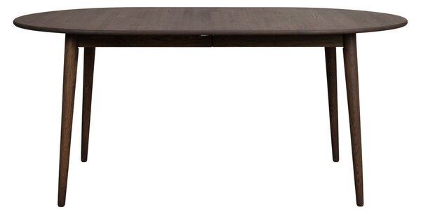 Tamno smeđi proširiv blagovaonski stol od punog hrasta 105x170 cm Tyler – Rowico