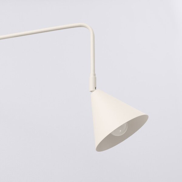Krem zidna lampa s utikačem ø 14 cm Zylo – Sollux
