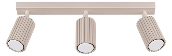 Smeđe-sivi metalni reflektor 6,5x45 cm Gleam – Sollux