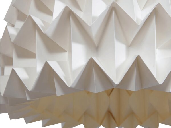 Visilica ORIGAMI papirnata 26 cm, krem boje