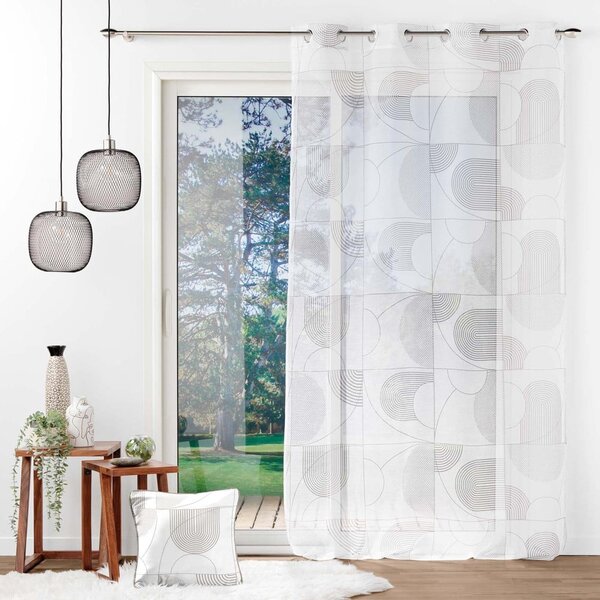 Bijela prozirna zavjesa 140x280 cm Esquisse – douceur d'intérieur