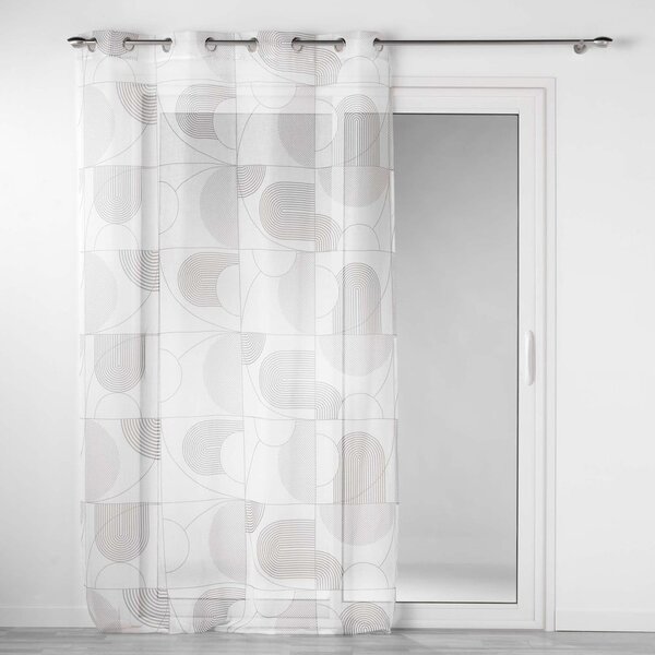 Bijela prozirna zavjesa 140x280 cm Esquisse – douceur d'intérieur