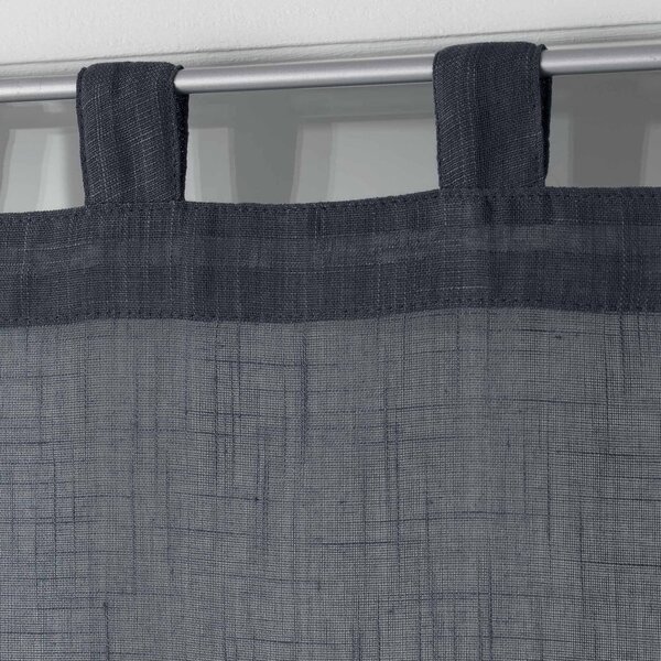 Antracitno sive prozirne zavjese u setu 2 kom 60x160 cm Zazy – douceur d'intérieur