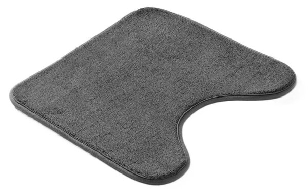 Antracitno siva kupaonska prostirka za WC 45x45 cm Vitamine – douceur d'intérieur
