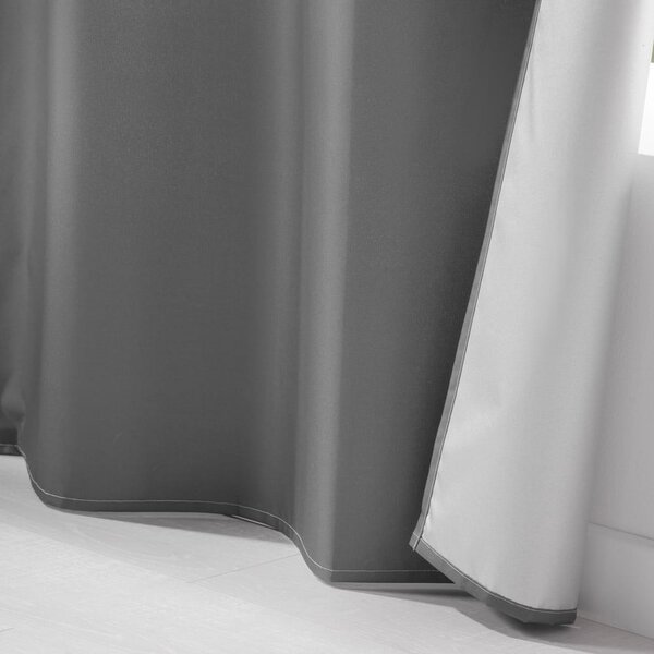 Antracitno siva termo izolacijska zavjesa 140x260 cm Icemount – douceur d'intérieur