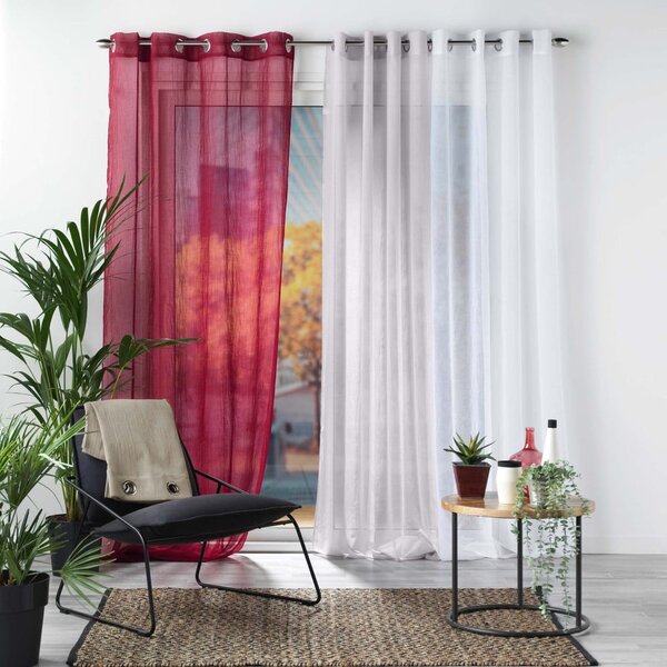 Bijela prozirna zavjesa 140x240 cm Telma – douceur d'intérieur