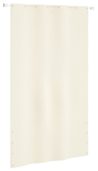 VidaXL Balkonski zastor krem 140 x 240 cm od tkanine Oxford